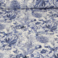 Delph Floral Blue Double Width Room Fabric