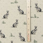 Bunny Meadow Room Tapestry Fabric 3 - Gray