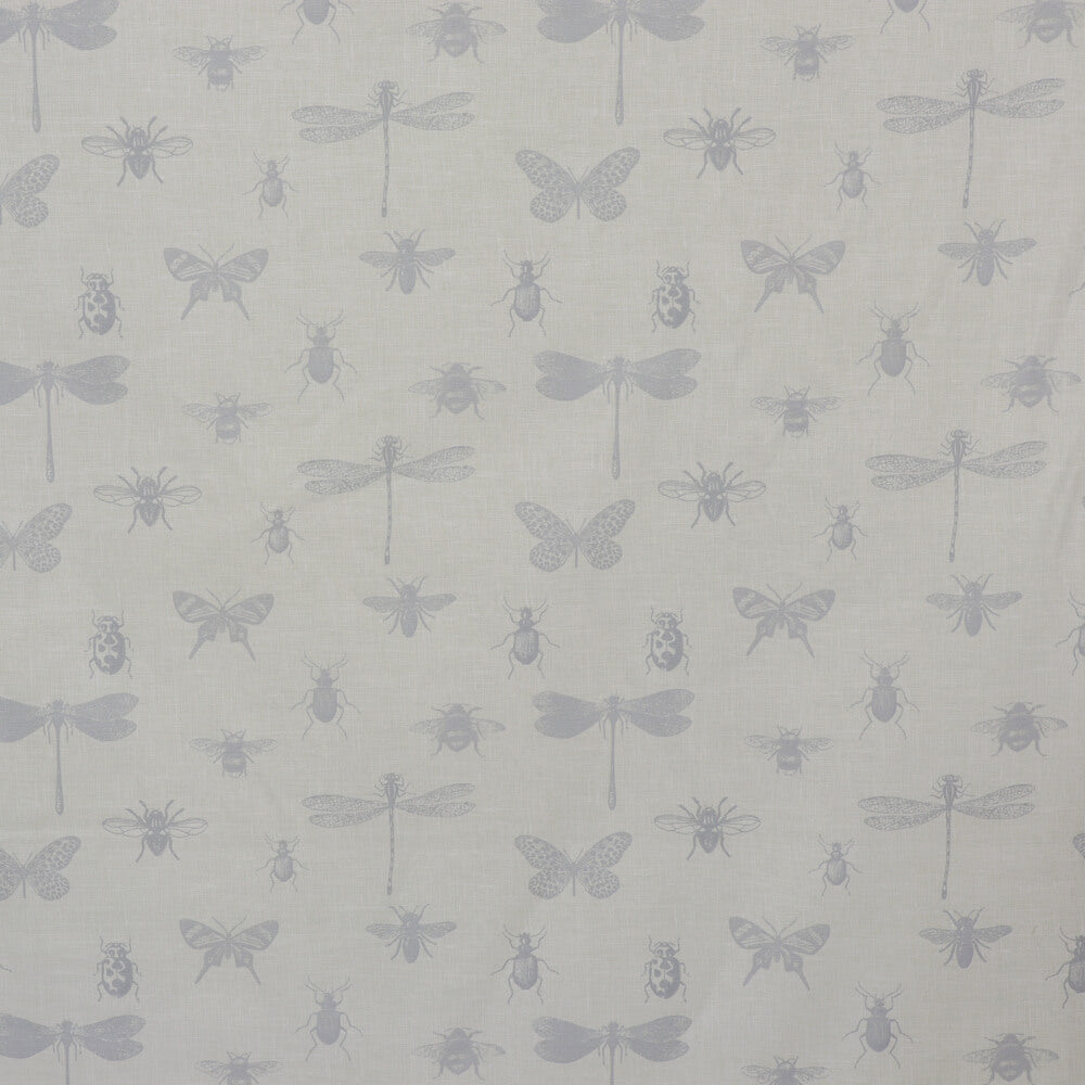 Bugs and Butterflies Pale Duck Egg Fabric