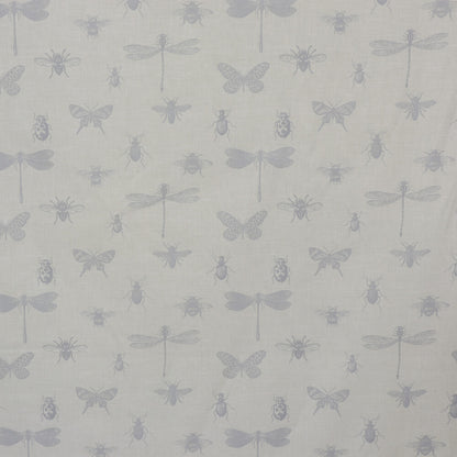 Bugs and Butterflies Pale Duck Egg Fabric