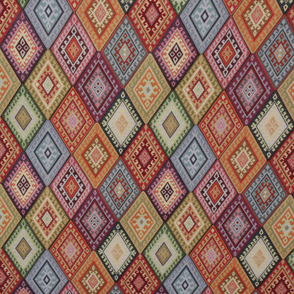 Persian Empire Multi Kilim Tapestry Fabric