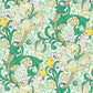 Golden Lily Wallpaper - Green - Bedford Park