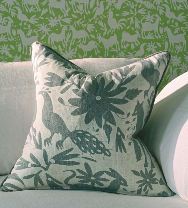 Maya Room Fabric - Green