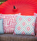 Reef Outdoor Room Fabric - Pink