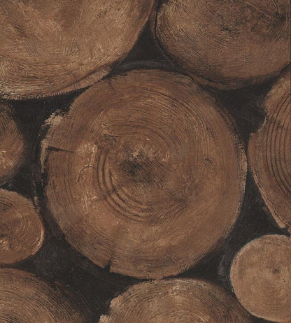 Lumberjack Wallpaper - Brown