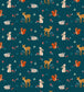 Forest Friends Fabric - Blue