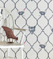 Fox And Hen Room Wallpaper - Silver