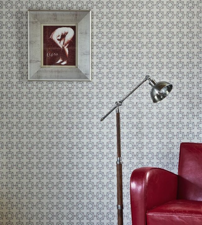 Anchor Tile Room Wallpaper 2 - Gray