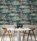 Animal Islands Room Wallpaper - Green