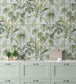 The Green House Room Wallpaper - Green