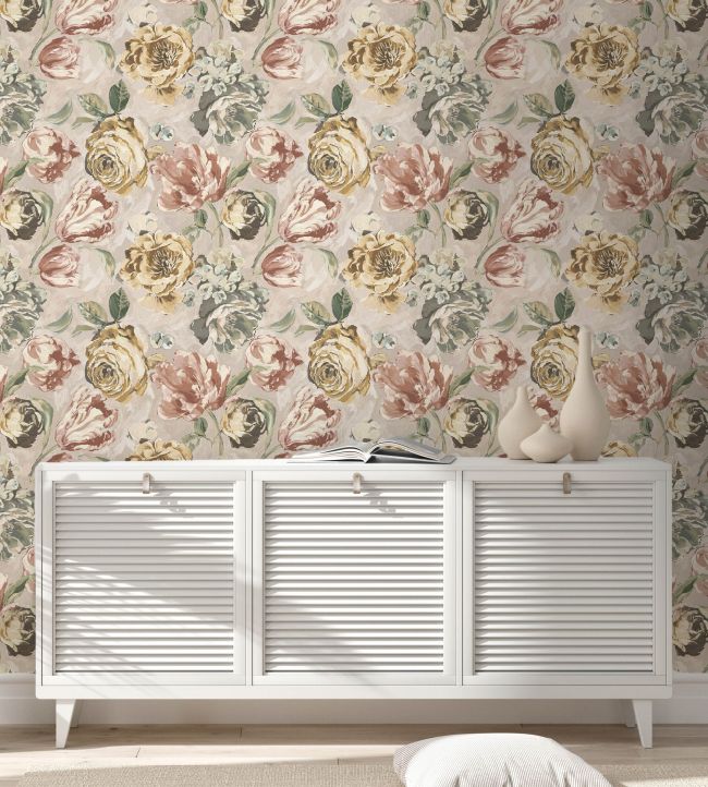 Bronte Room Wallpaper - Cream