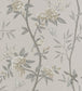 Peony & Blossom Wallpaper - Gray 