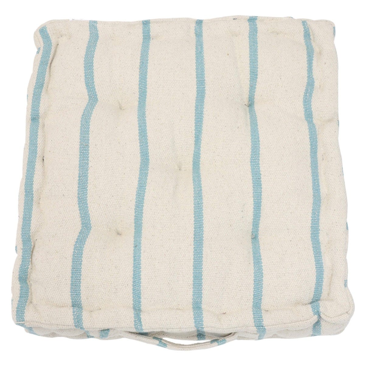 Austin Stripe Aqua Floor Cushion