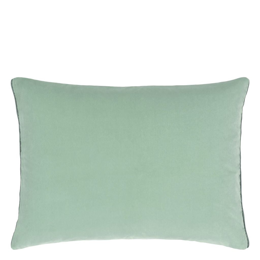 Cassia Room Velvet Cushion - Teal