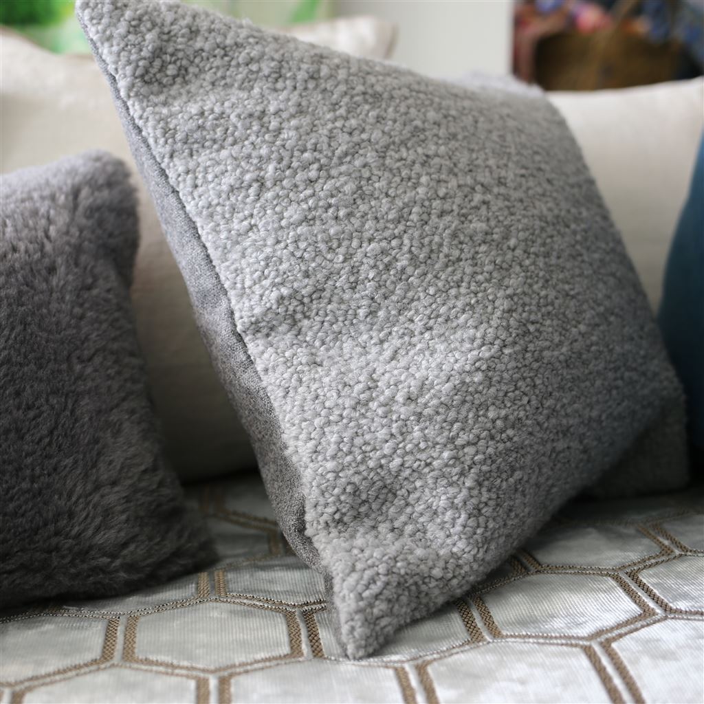 Cormo Boucle Room Cushion - Gray