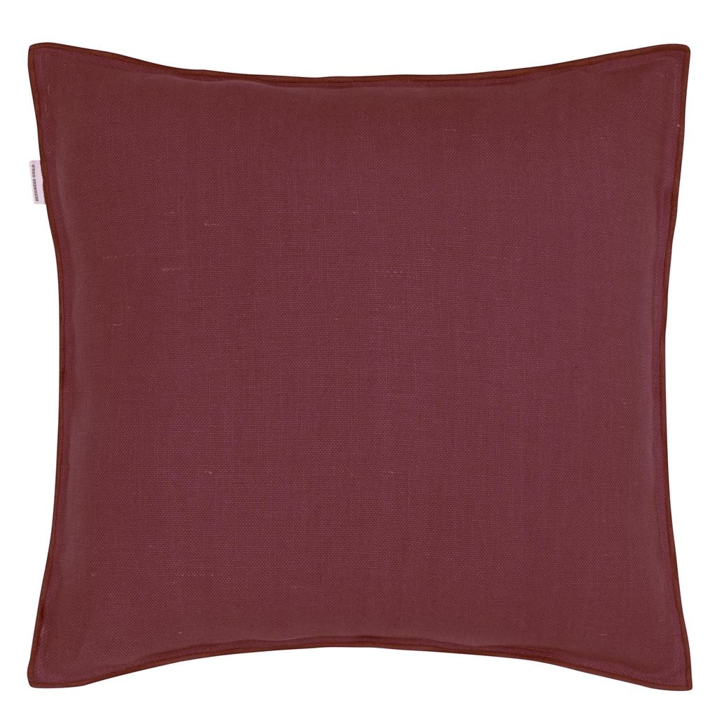 Brera Lino Linen Cushion - Pink