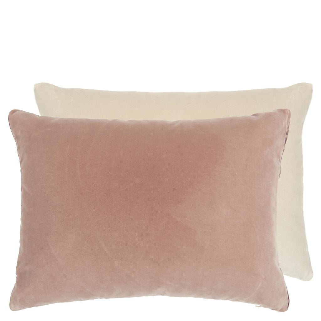 Cassia Velvet Cushion - Pink