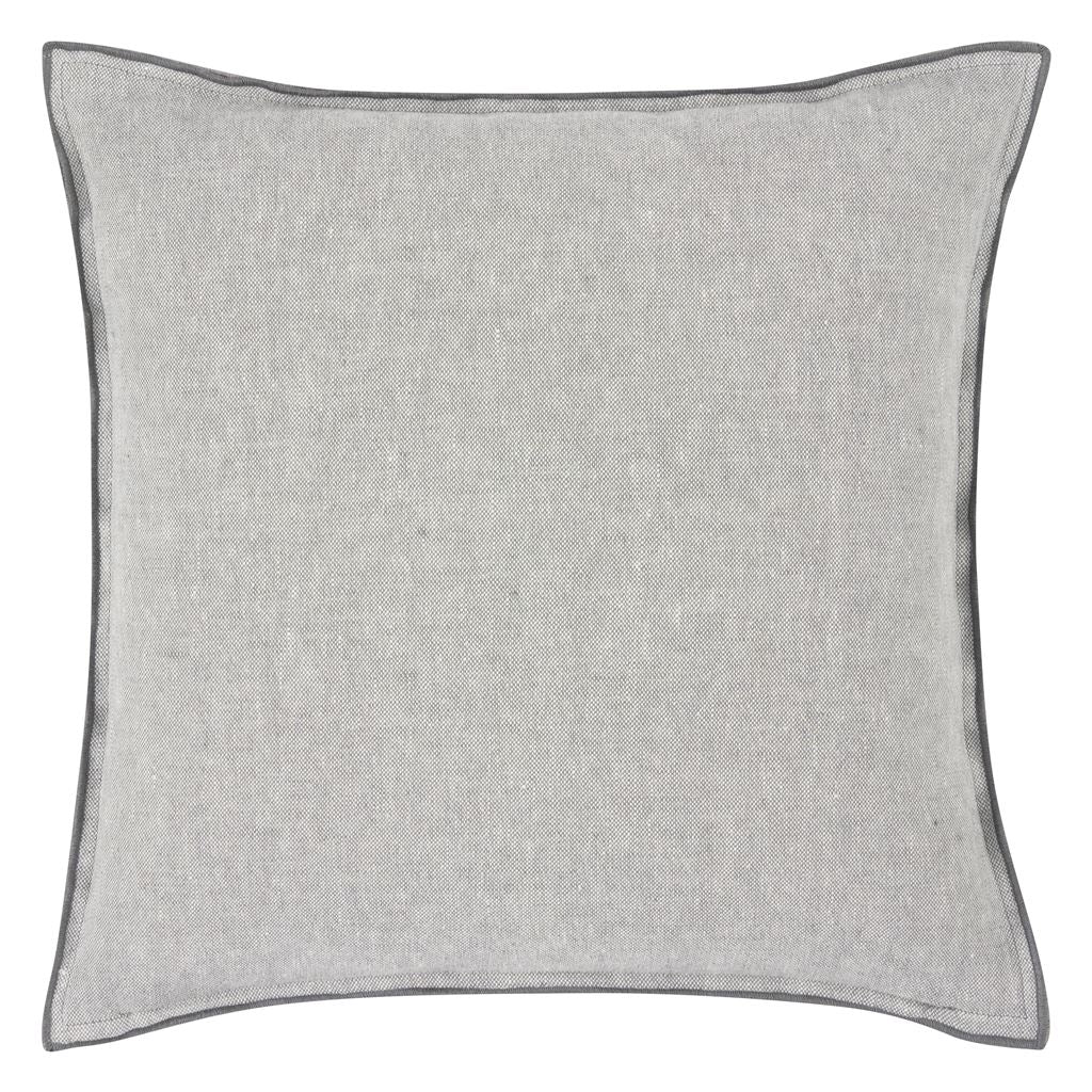 Brera Lino Room Linen Cushion 2 - Gray