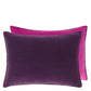 Cassia Velvet Cushion - Purple