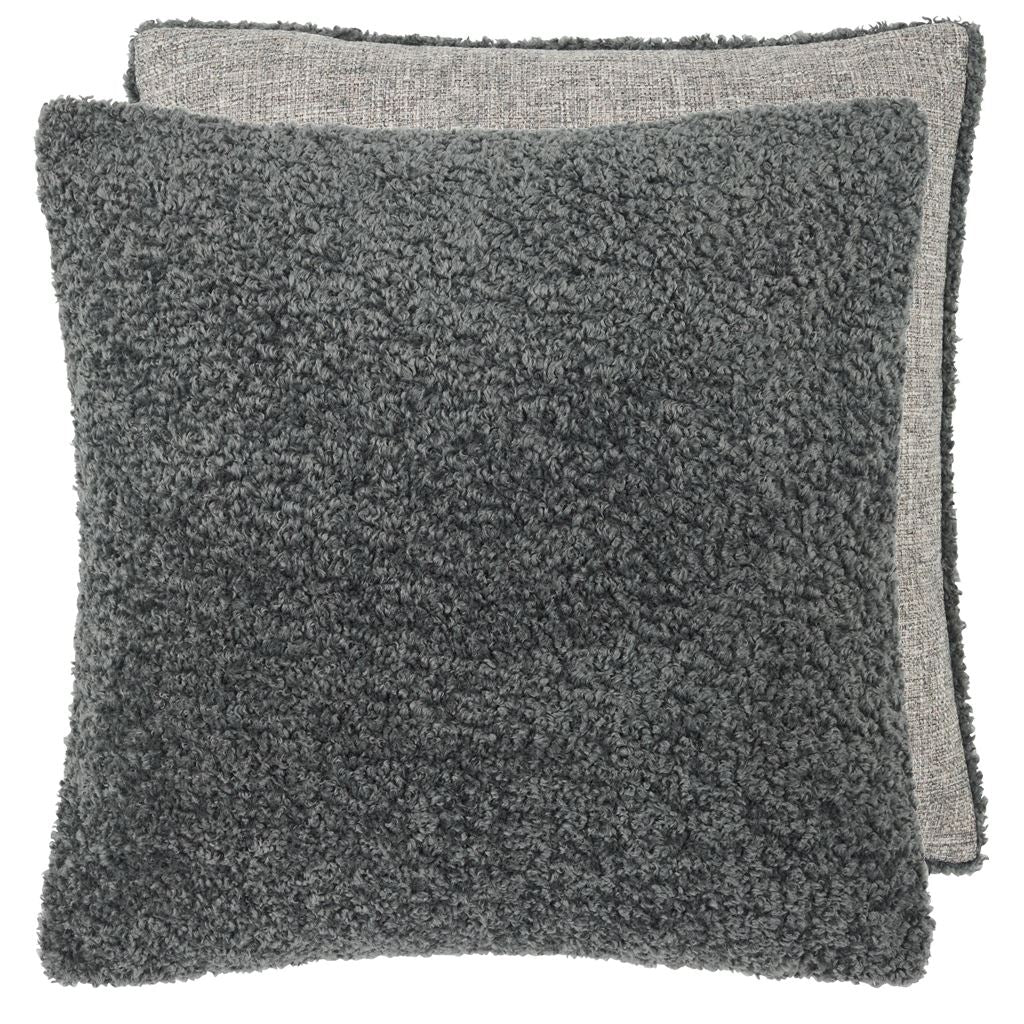 Merelle Faux Fur Cushion - Black