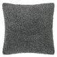 Merelle Faux Fur Room Cushion - Black