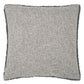 Merelle Faux Fur Room Cushion 2 - Black