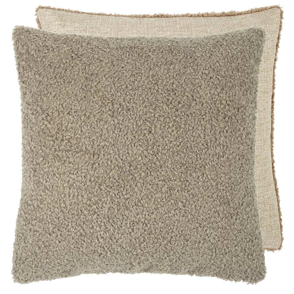 Merelle Faux Fur Cushion - Gray