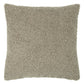 Merelle Faux Fur Room Cushion - Gray