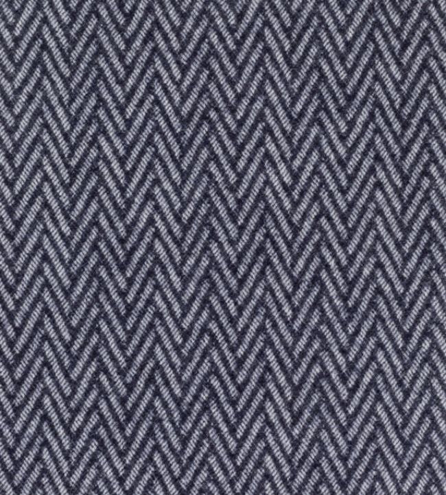 Herringbone Fabric - Blue