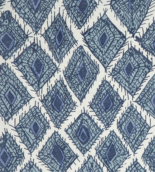 Africana Wallpaper - Blue