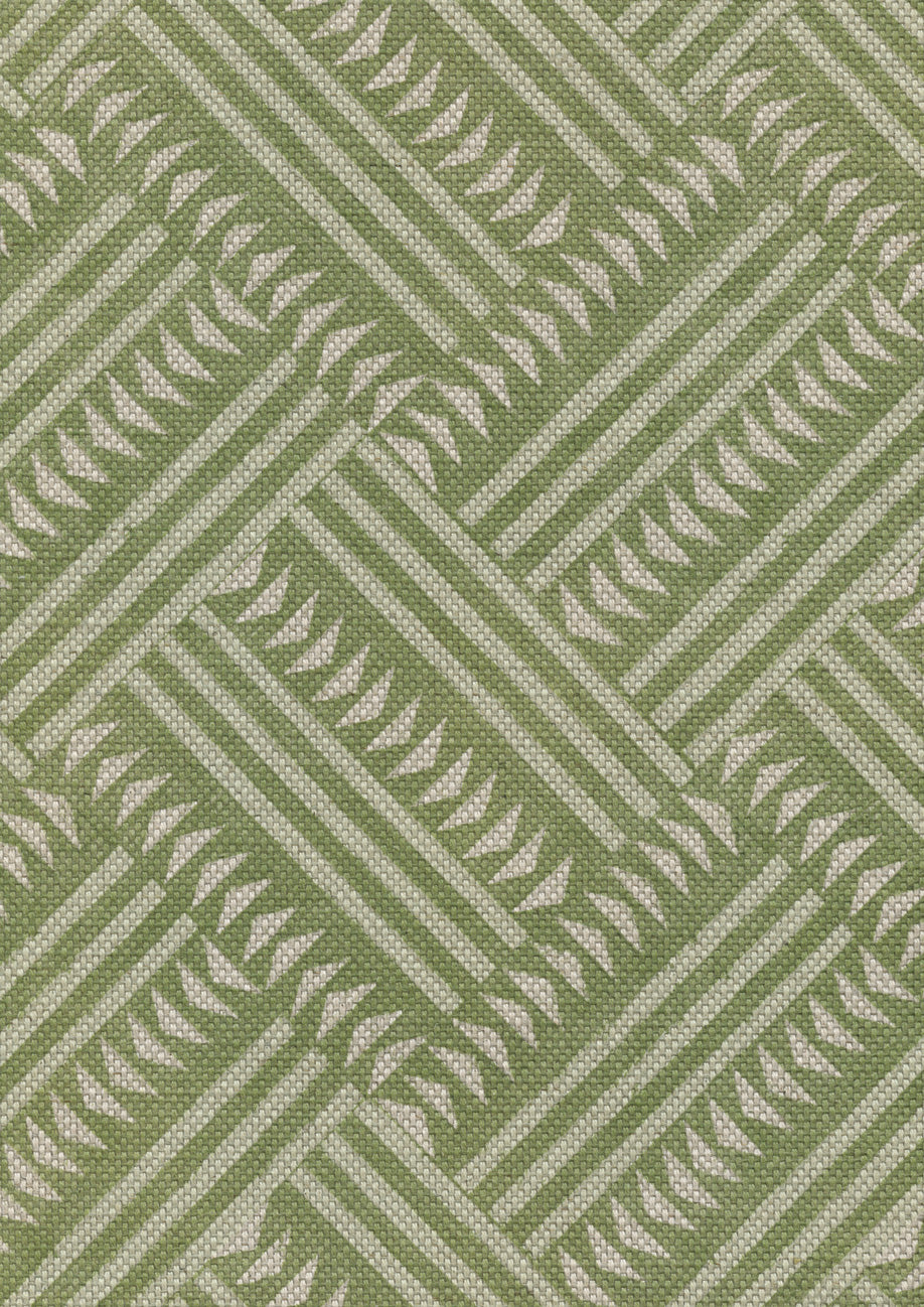 Checkerbox Fabric - Green - Lewis & Wood