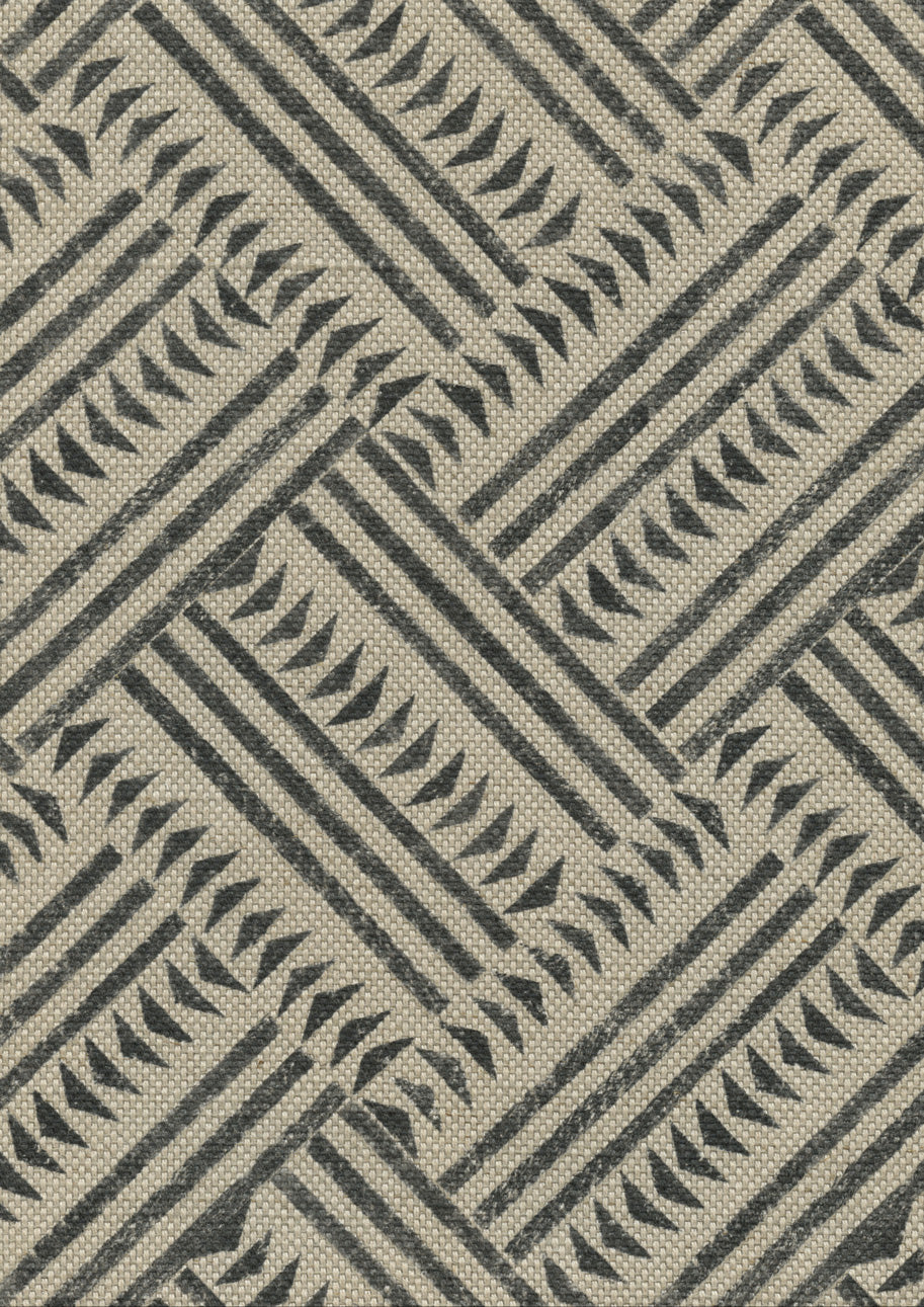 Checkerbox Fabric - Brown - Lewis & Wood