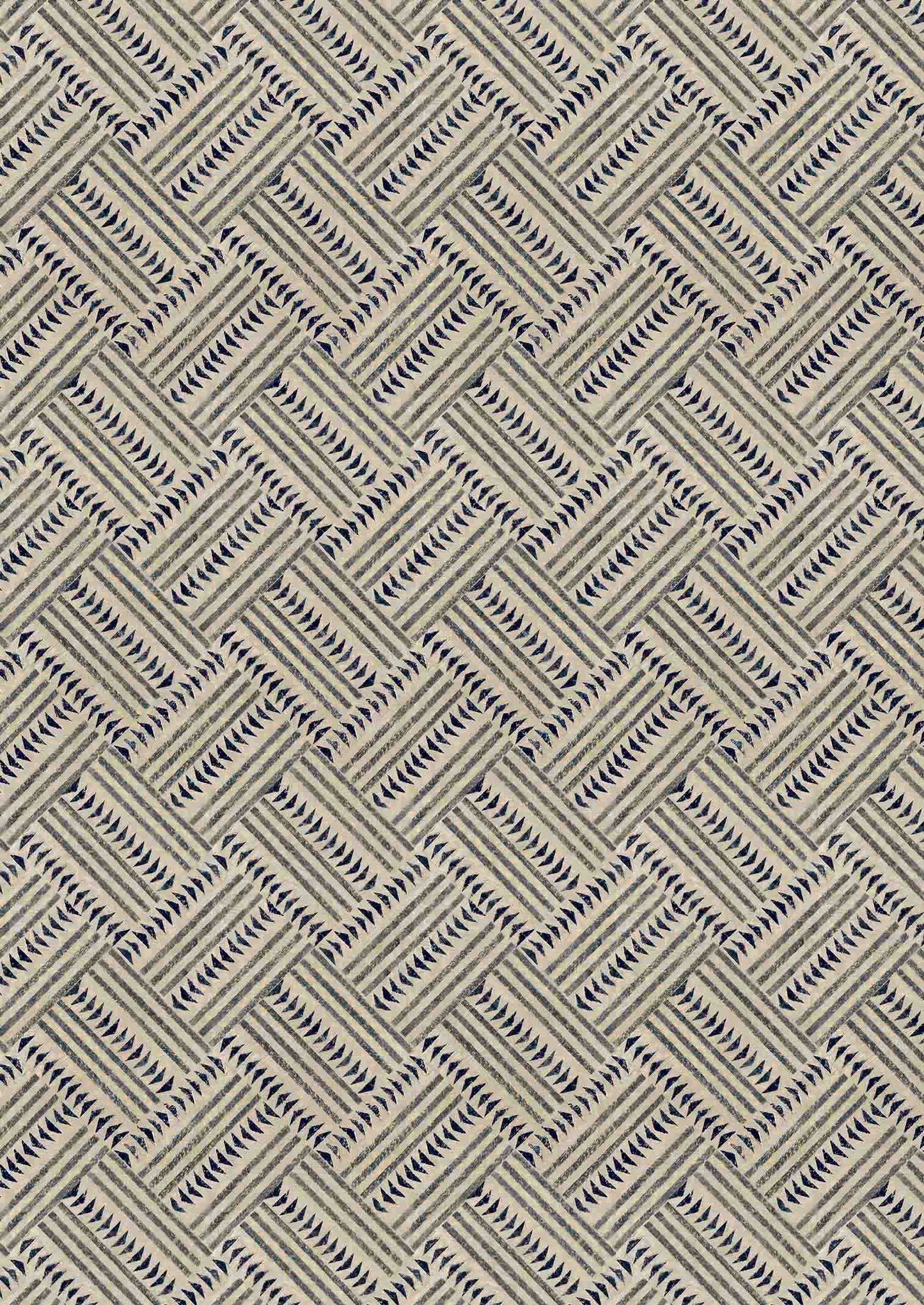 Checkerbox Fabric - Brown - Lewis & Wood
