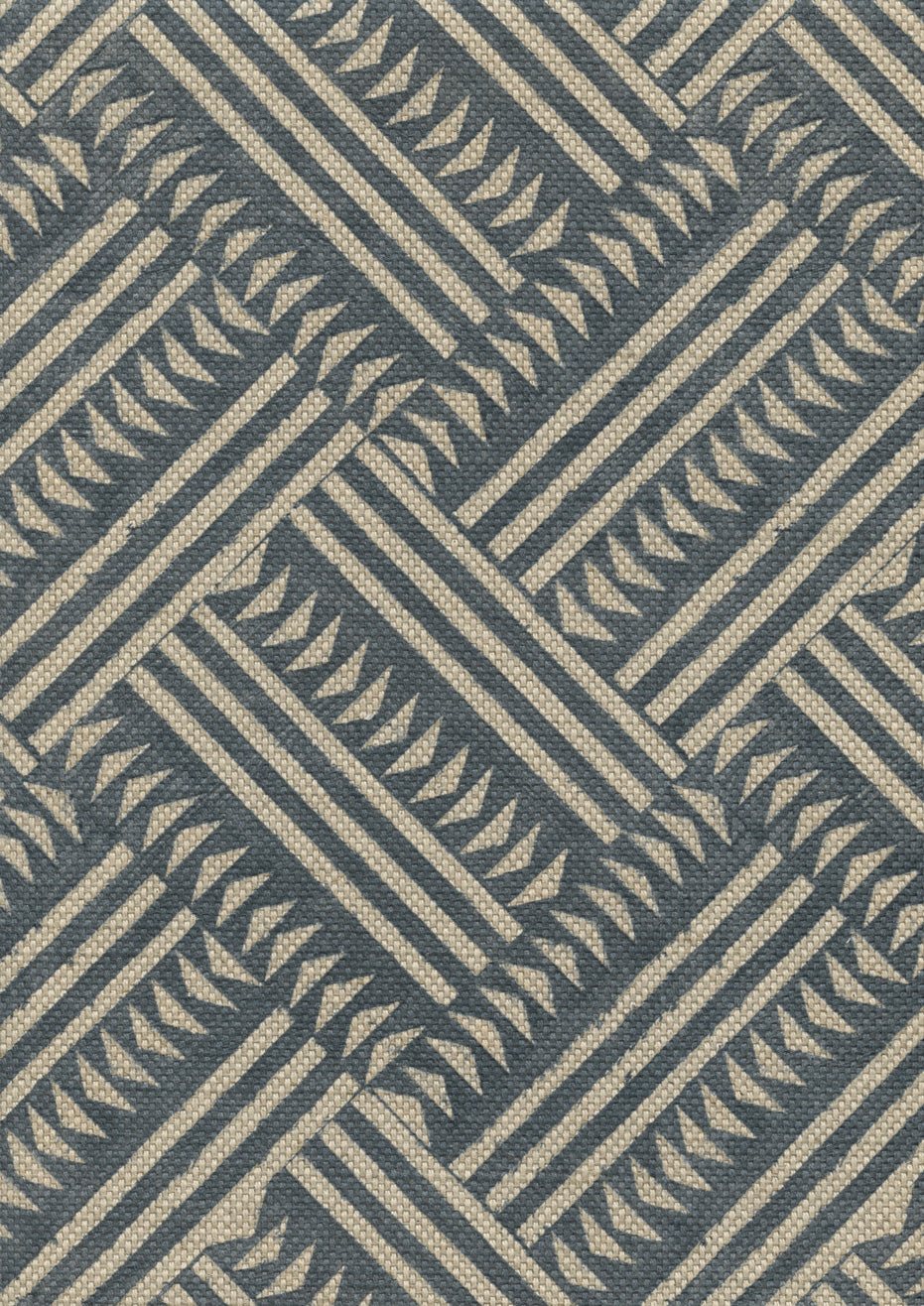 Checkerbox Fabric - Blue - Lewis & Wood