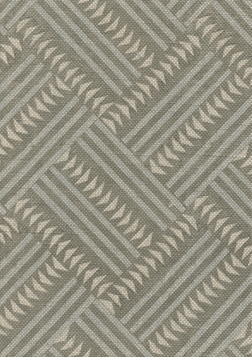 Checkerbox Fabric - Silver - Lewis & Wood