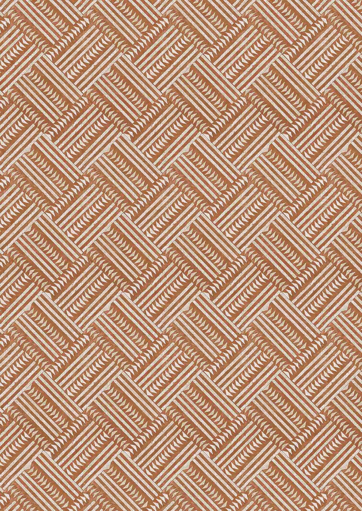 Checkerbox Fabric - Sand - Lewis & Wood