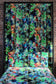 Kaleido Splatt Allover Room Velvet Fabric - Multicolor