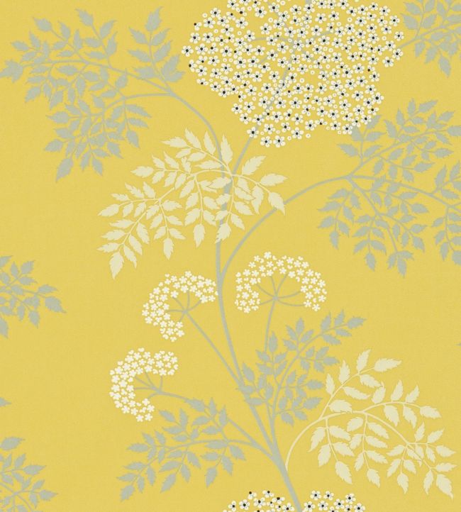 Cowparsley Wallpaper - Yellow