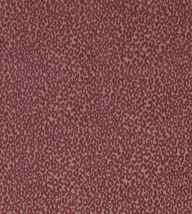 Cheetah Fabric - Red 