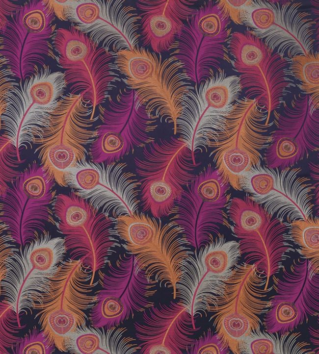 Plumas Fabric - Pink