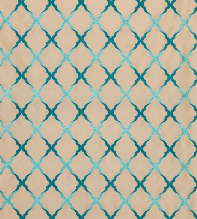 Jali Tresllis Fabric - Sand