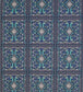 Lyrebird Fabric - Blue 