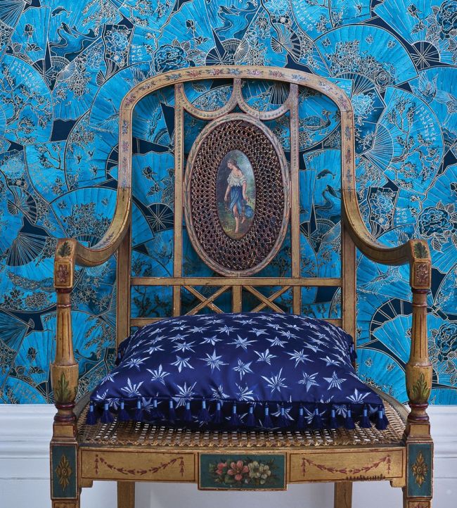 Sirius Room Fabric - Blue