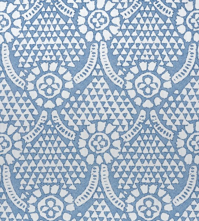 Chamomile Fabric - Blue