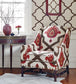 Myanmar Ikat Room Fabric - Red