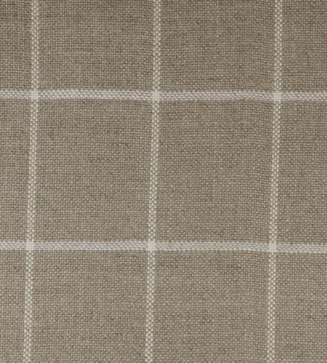 Skye Check Fabric - Gray