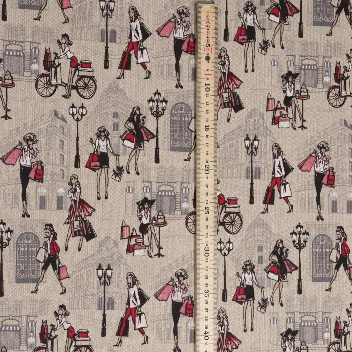 Parisienne Girls Fabric - Multicolor