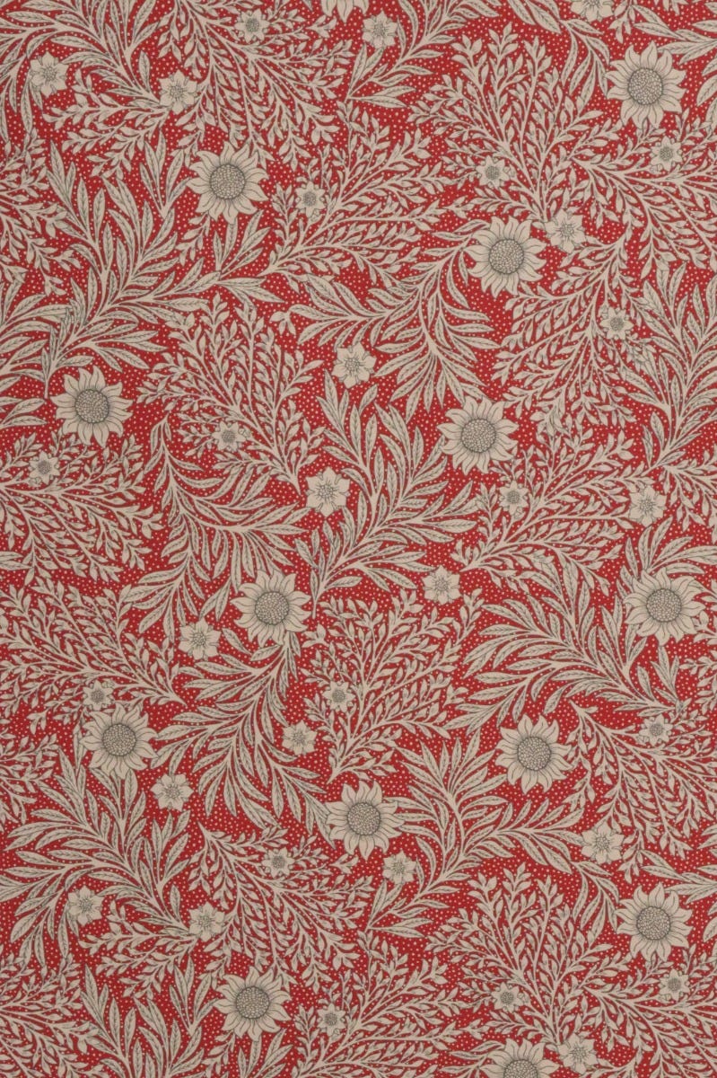 Coleton Floral Paprika Fabric