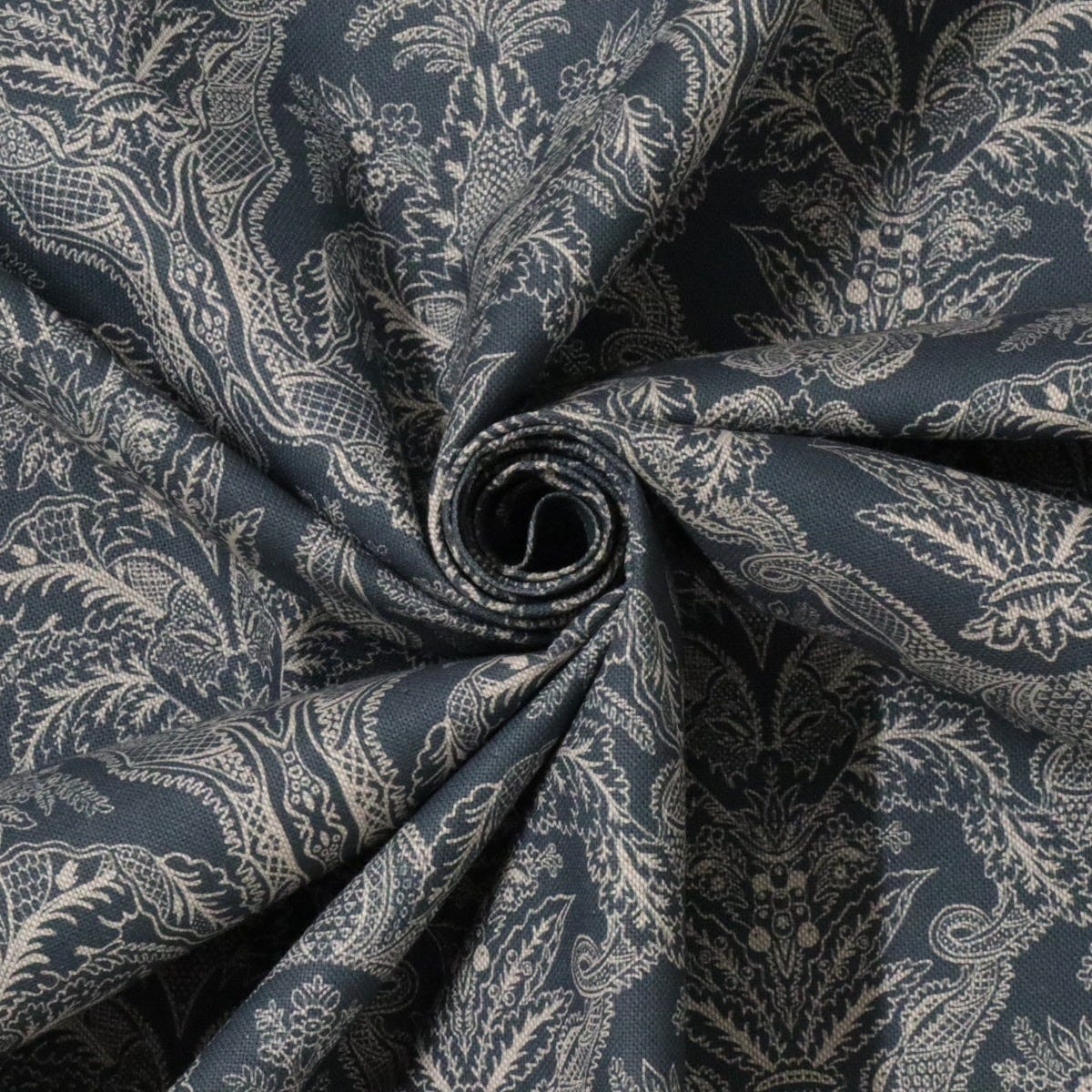 Siena Indigo / White Fabric