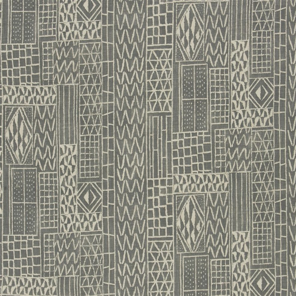 Khalana Fabric - Gray 